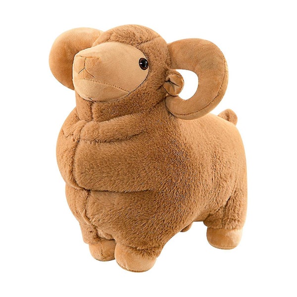 Simulation Goat Plush Toy Childrens Animal Doll Cute Bleating Goat Home Orname Carousel 1