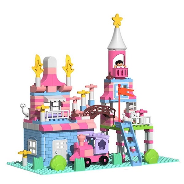Children's Toy Building Blocks Assembled Baby Multi-functional Puzzle 3-6 Year Carousel 1
