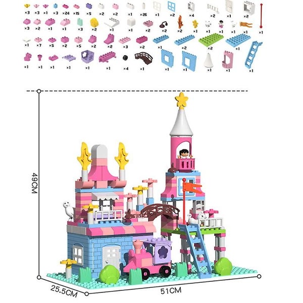 Children's Toy Building Blocks Assembled Baby Multi-functional Puzzle 3-6 Year Carousel 2