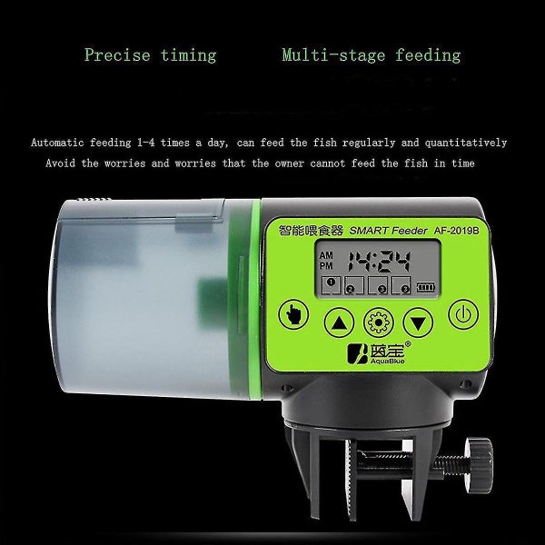 Fish Tank Automatic Feeder Intelligent Timing Automatic Feeder Aquarium Goldfish Carousel 2