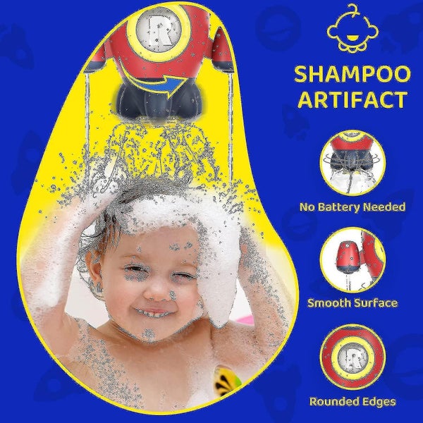 Baby Baby Bath Toys Children's Beach Splashing Toys Cute Fun Cute Rocket Bath Carousel 2