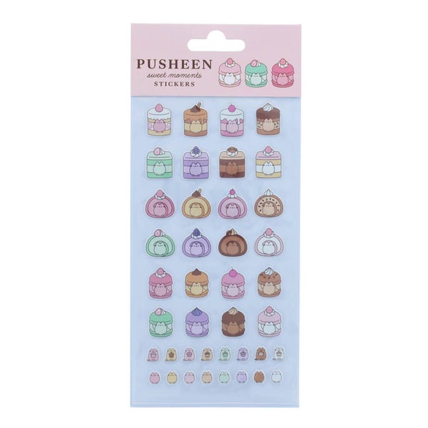 Pusheen - Pusheen Sweets: Stickers (Pack 12) - Stationery Carousel 1