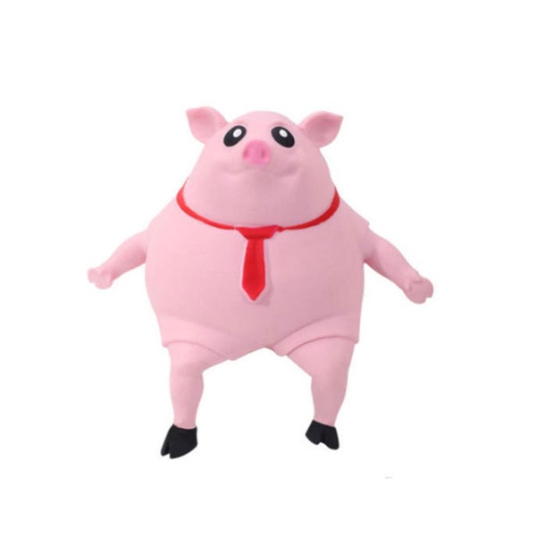 Decompression Toy Pink Pig Squishy Toy Pig Squeeze Pig Man Sensory Stress Toys Carousel 1