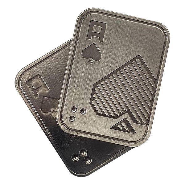 Magnetic Metal Fidget Toys - Metal Poker Push Card Fidget Slider Stress Finger Carousel 1