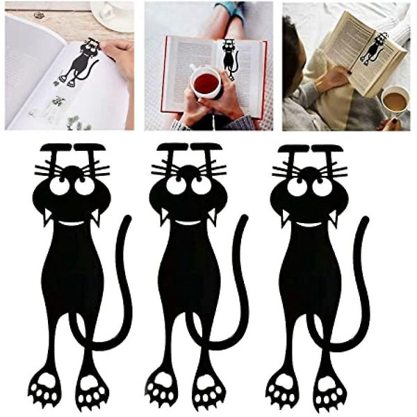 Curious Cat Bookmark Locate Reading Progress With Cute Cat Paws 3d Pvc Cat Pla Carousel 1