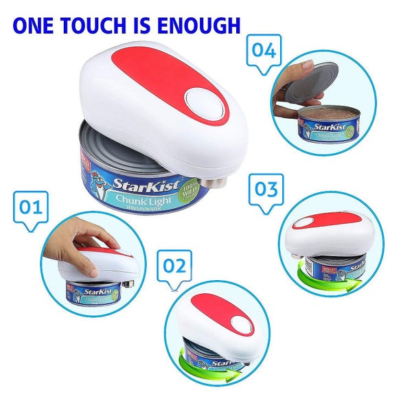 Electric Can Opener Can Opener smooth Edge One Touch Can Opener Carousel 4