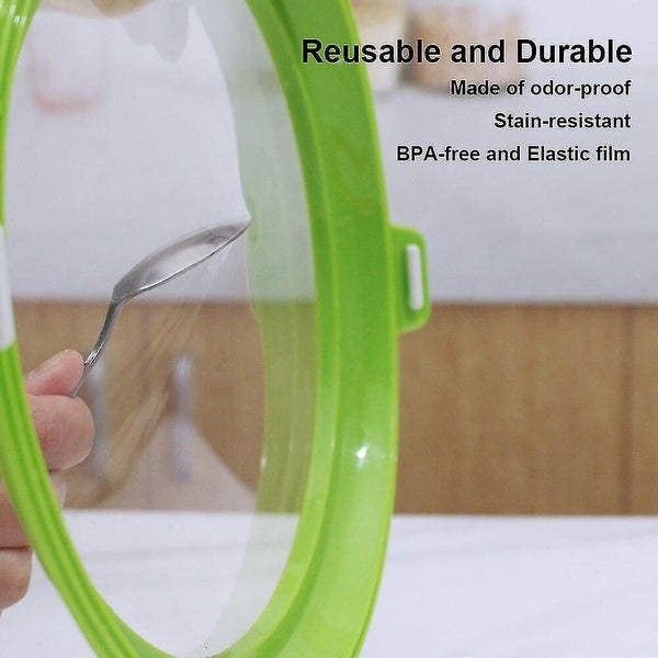 Reusable Food Preservation Tray Creative Plastic Food Storage Container Storage Carousel 3