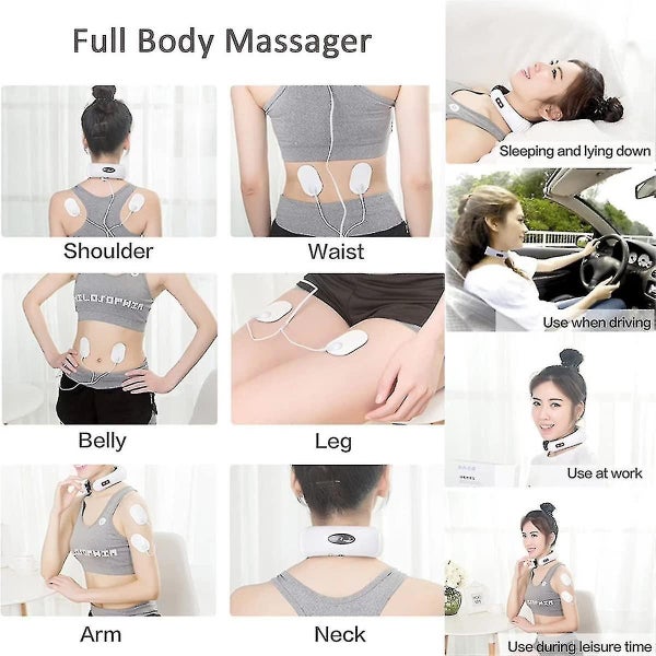 Ems Electric Pulse Neck Treatment Impulse Cervical Vertebra Back Shoulder Pain Carousel 5