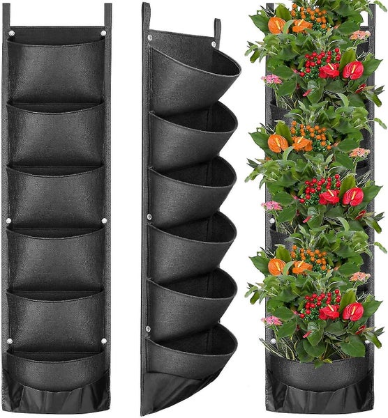 Plant Bags - Space-Saving Wall Hanging Planting Bags for Your Garden and Fence P Carousel 1