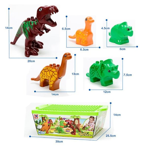 Dinosaur Paradise Assembled Building Blocks Animal Assembled Building Blocks Carousel 5