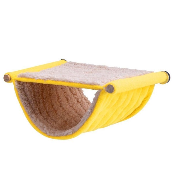 Bird Hammock Parrot Hammock Plush Winter Warm Hamster House Hanging Hammock Bi Carousel 2