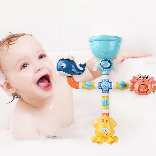 Bath Inflatable Toys For Infants 6-12 Months Dinosaur Bath Relieve Boredom Gif Carousel 2