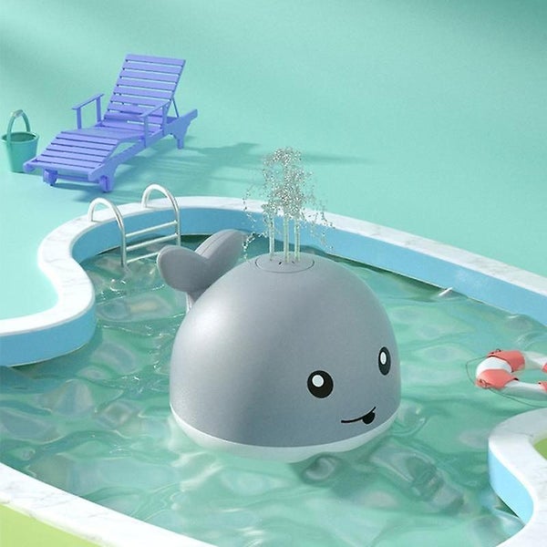 Baby Bath Toys Electric Cartoon Whale Baby Glow Bath Toys Whale Sprinkler Todd Carousel 1