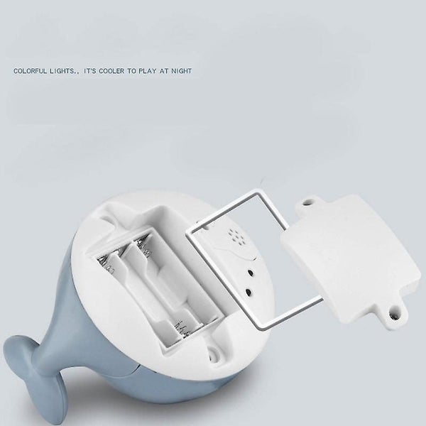 Baby Bath Toys Electric Cartoon Whale Baby Glow Bath Toys Whale Sprinkler Todd Carousel 2