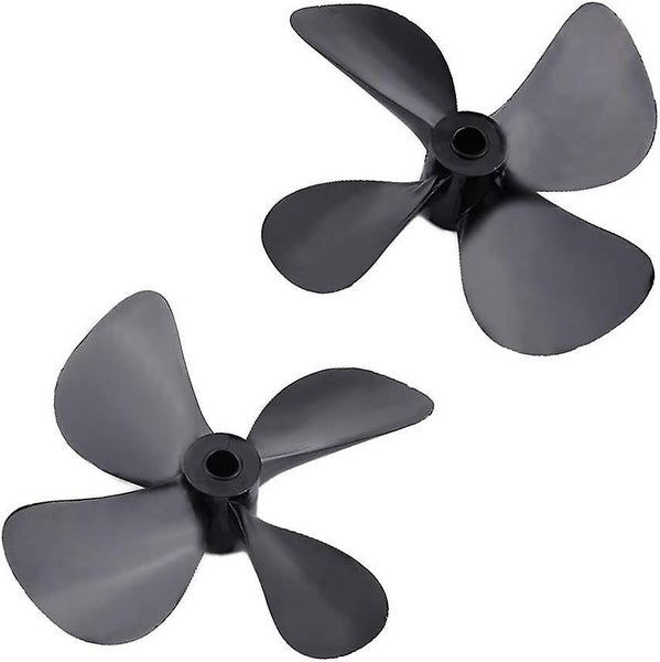 4 Blades For Rc Boat 55mm 4pcs Cw Ccw 4-blade Plastic Propeller For Rc Model Carousel 4