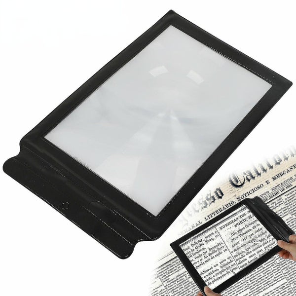 Magnifying Glass A4 Full Page 3x Magnifier Sheet Book Reading Aid Lens Large Carousel 1