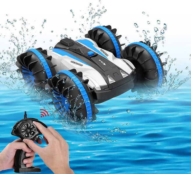 Amphibious Remote Control Car For Kids 2.4 Ghz Remote Control Boat Waterproof Carousel 1
