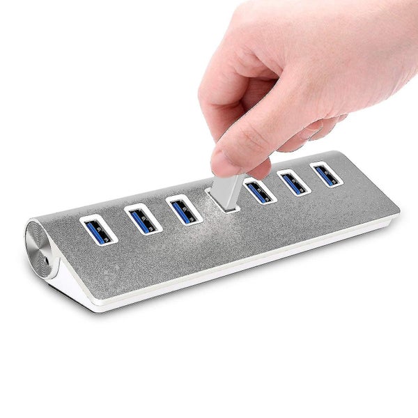 Hub 7 Ports Usb 3.0 High-speed Usb Hub - Triangle Aluminum Alloy Seven Ports D Carousel 2