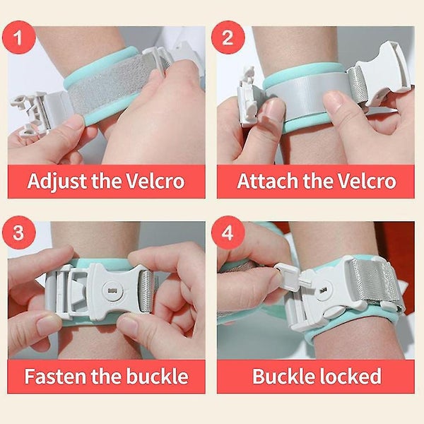 Anti-lost Band Children Safety Link Harness Kids Baby Anti-lost Band Wrist Str Carousel 5