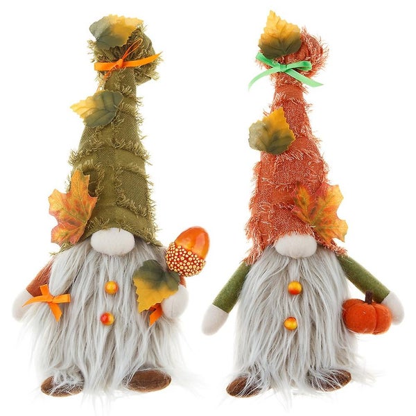 Thanksgiving Faceless Doll With Lights Fall Thanksgiving Harvest Decorations F Carousel 1