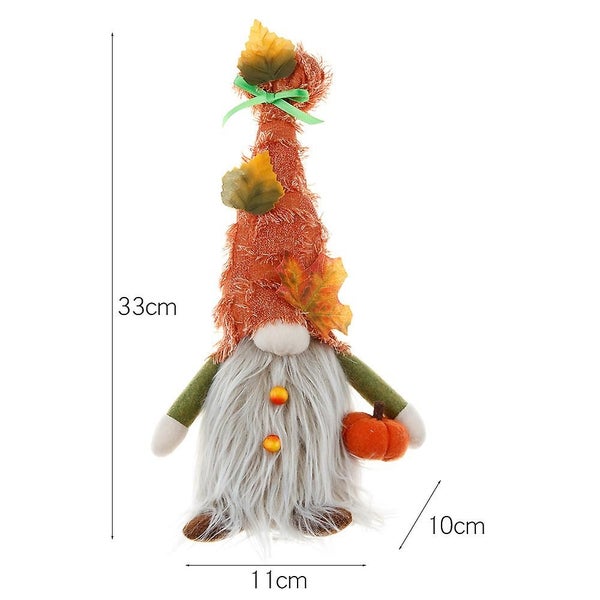 Thanksgiving Faceless Doll With Lights Fall Thanksgiving Harvest Decorations F Carousel 2