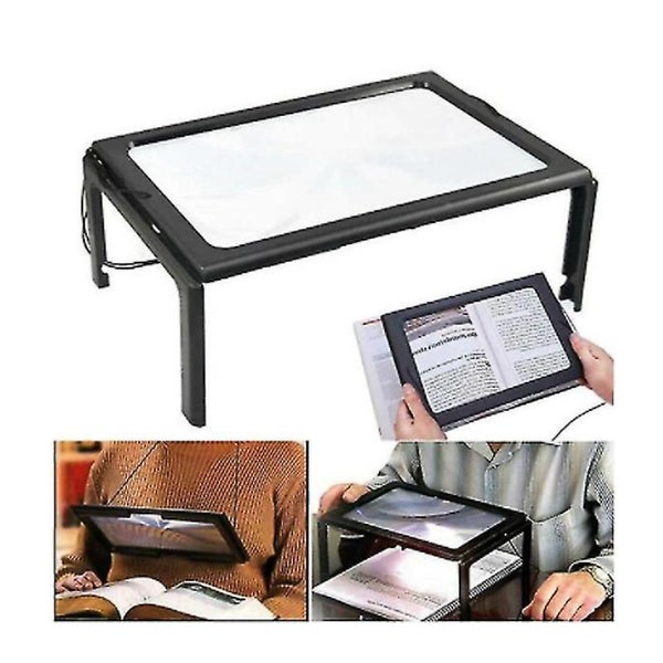 Large Magnifying Glass With Led Light Magnifier Reading Aid Lens Carousel 1