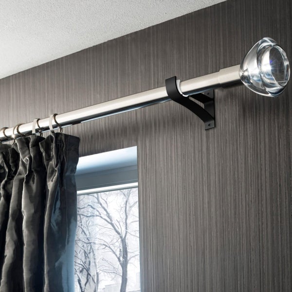 4pcs Curtain Rod Holders, Curved Shower Curtain Rod Holders Wall Ceiling Mo Carousel 2