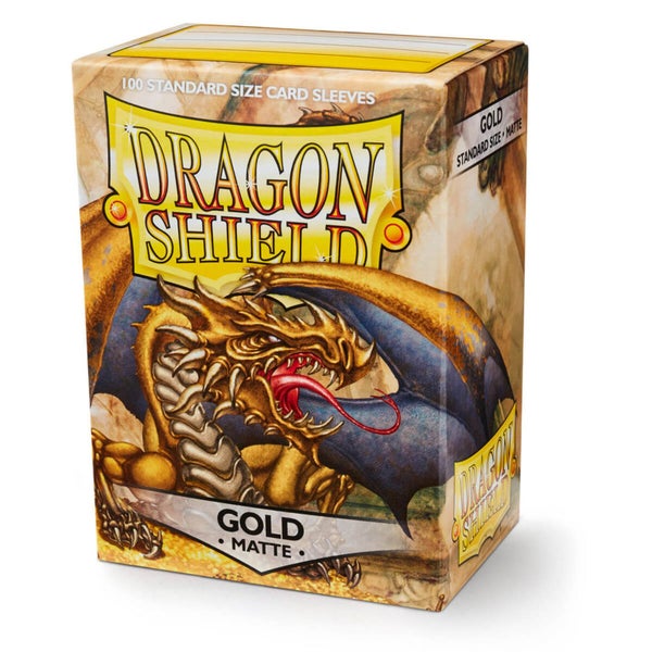 Dragon Shield Sleeves - Gold Matte - 100 Pack Carousel 2