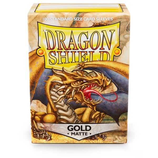Dragon Shield Sleeves - Gold Matte - 100 Pack Carousel 3