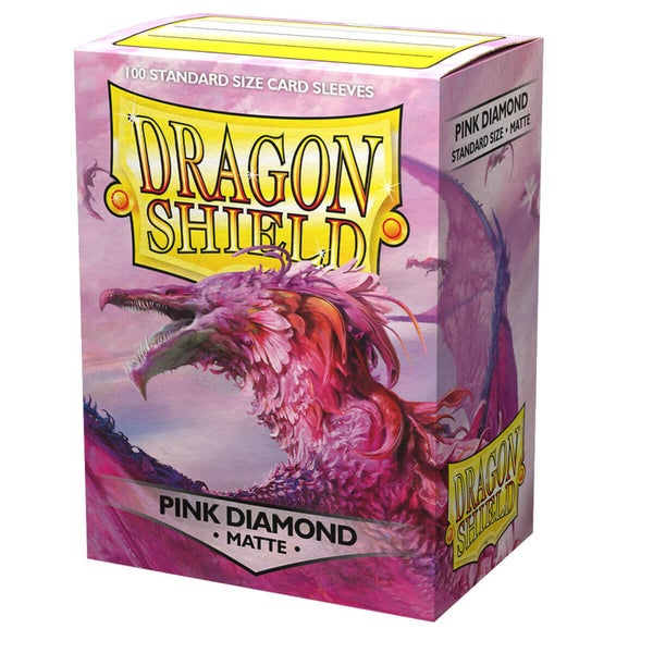 Dragon Shield Sleeves - Pink Diamond Matte - 100 Pack Carousel 2