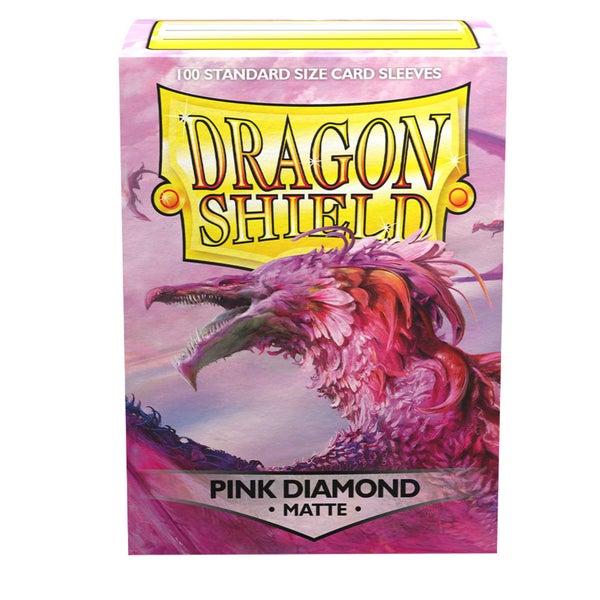 Dragon Shield Sleeves - Pink Diamond Matte - 100 Pack Carousel 3