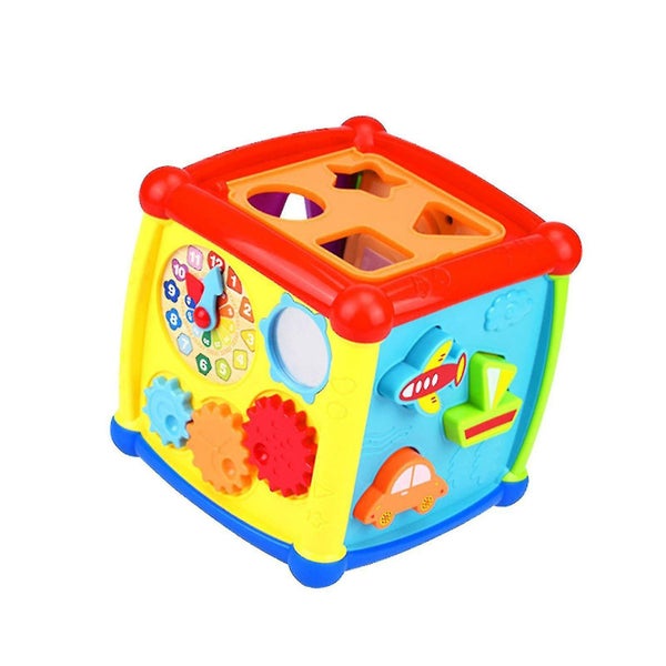 Building Blocks 6-in-1 Baby Learning Toys Play Set With Sound Baby Activity Carousel 1