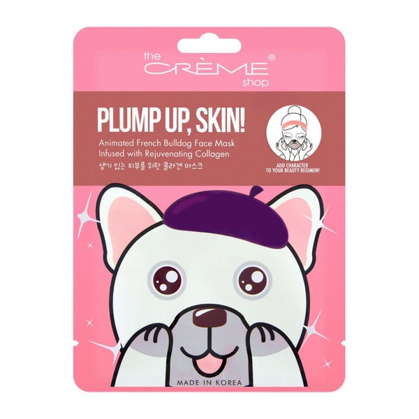 The Creme Shop Plump Up, Skin French Bulldog Single Sheet Mask Carousel 1