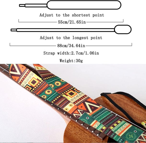 Guitar Strap Accessories Ukulele Strap Carrying Strap Bass Color Guitar Strap Carousel 2