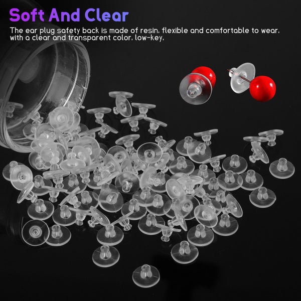 Plastic Earring Posts Earring Backs Jewelry DIY Earring Carousel 2