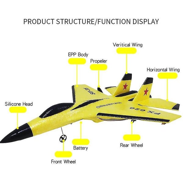 Remote Control Foam Aircraft Su-35 Plane 2.4g Remote Control Glider Remote Con Carousel 4