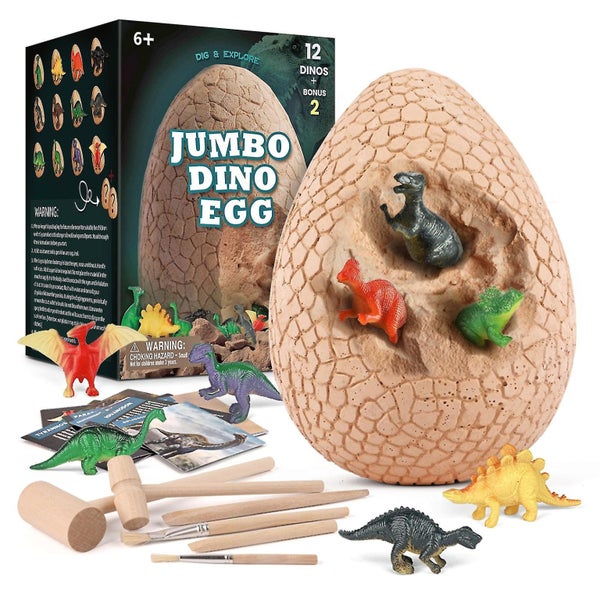 Early Learning Toys Giant Dinosaur Eggs 12 Unique Large Surprise Dinosaurs Ex Carousel 1