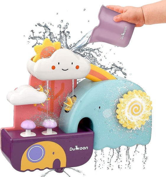 Bath Toys Fun Simple Physics Educational Bathtub Water Toy Bath Time Fun Splas Carousel 1