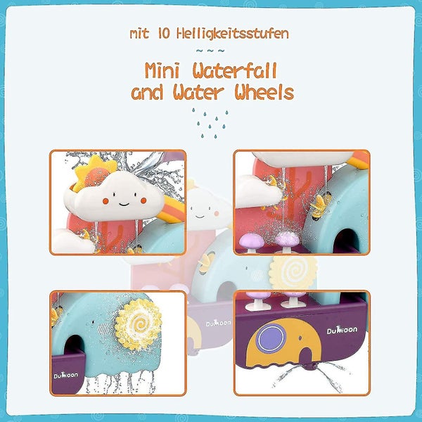 Bath Toys Fun Simple Physics Educational Bathtub Water Toy Bath Time Fun Splas Carousel 2