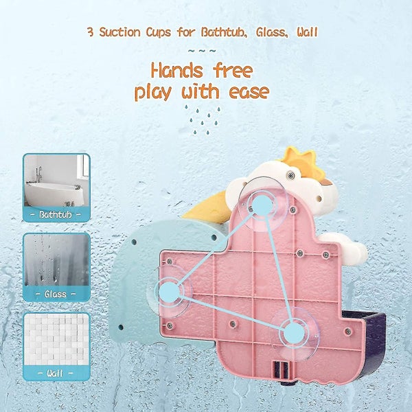 Bath Toys Fun Simple Physics Educational Bathtub Water Toy Bath Time Fun Splas Carousel 4