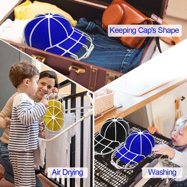 2 X Baseball Cap Washer, Hat Washer Frame Cage Carousel 2
