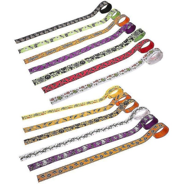 13pcs Halloween Ribbons for Crafting Spooky Decorations - Add a Festive Touch to Carousel 1
