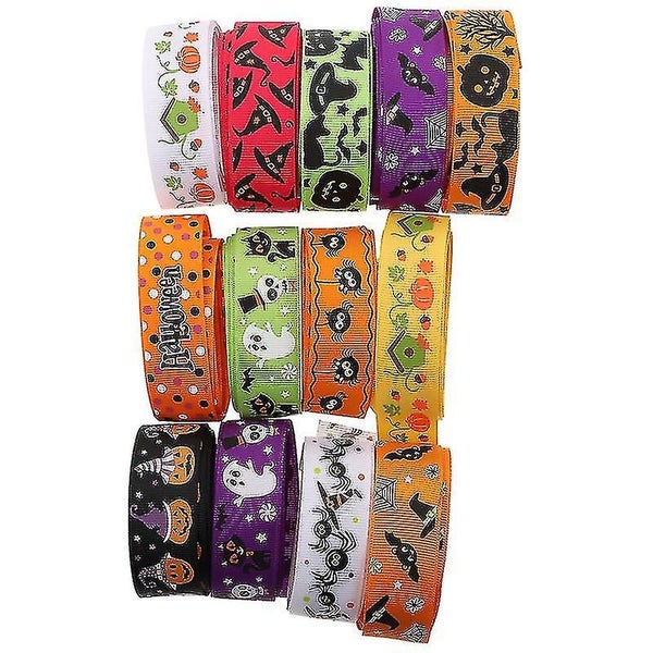 13pcs Halloween Ribbons for Crafting Spooky Decorations - Add a Festive Touch to Carousel 2