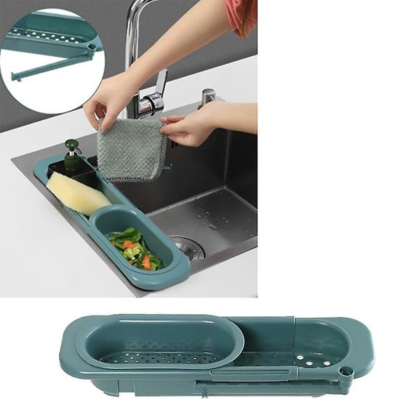 Kitchen Telescopic Sink Rack Shelf Ex pandable Kitchen Sink Organizers Sink Ca Carousel 4