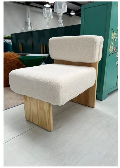 Salem Occasional Chair - Ivory white * Floor Display *35% OFF Carousel 2