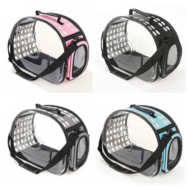 Pet Carrier Bag Portable Clear Cat Dog Comfort Tote Travel Bag 4 Colors Carousel 2