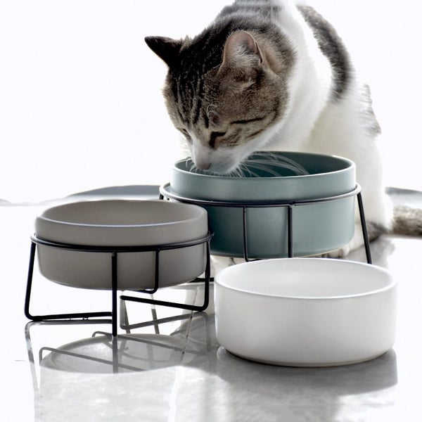 850ml Pet Bowl Feeder Ceramic Pet Bowl Feeder adorable Feeder Water Feeder Carousel 1