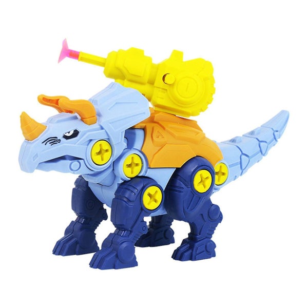Dinosaur Children's Toys Jurassic Cannon Assembly Building Blocks Detachable B Carousel 1