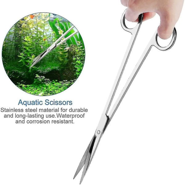 5 In 1 Stainless Steel Aquarium Aquascaping Kit Aquarium Tank Aquatic Plant To Carousel 5