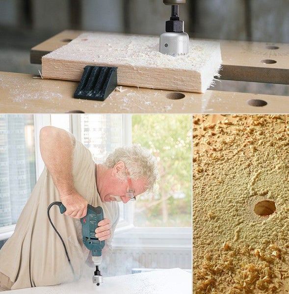 Hole Saw Cutter Drill Bit with Connected Rod Set 64mm ~ 127mm Carousel 2